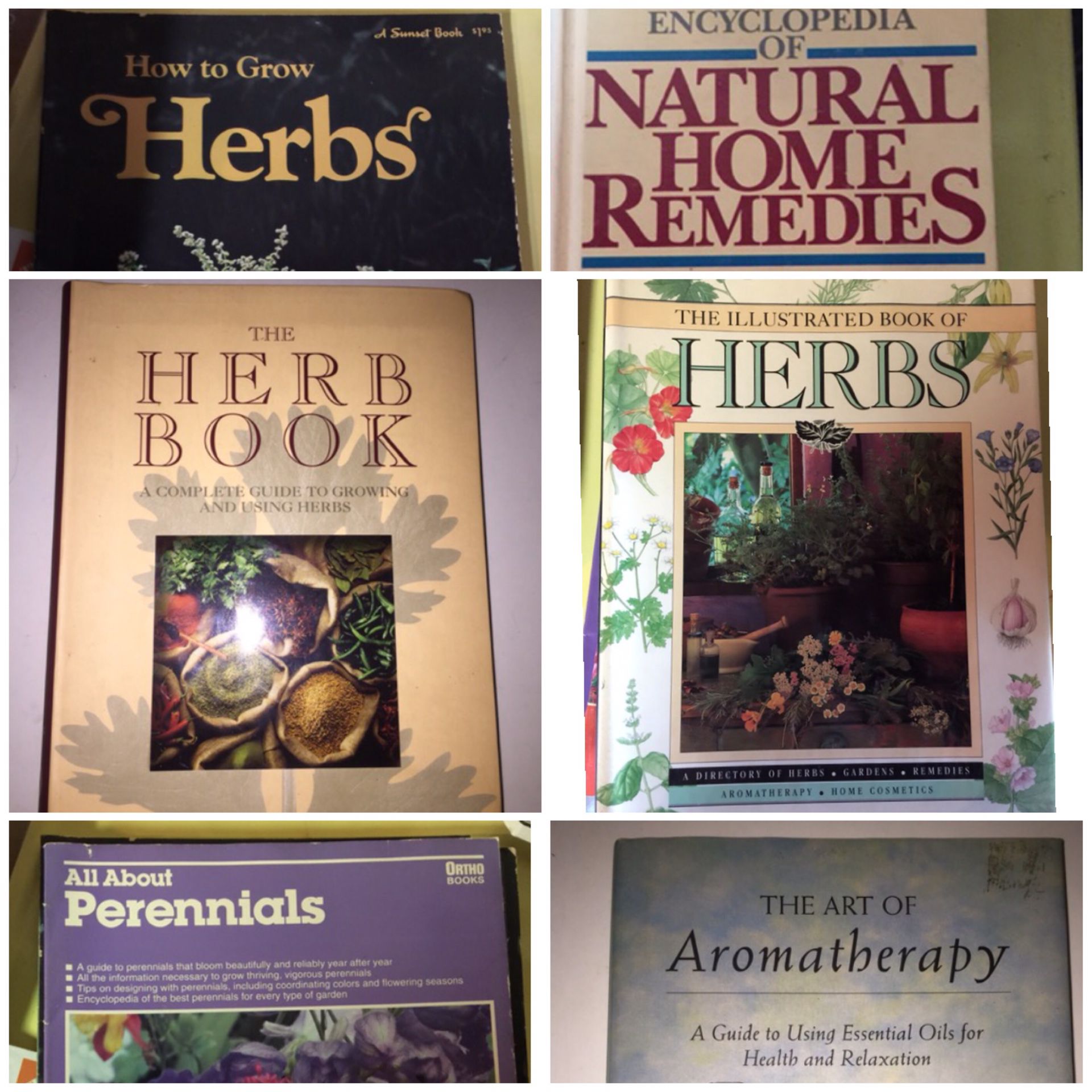 Lot of Herb Books