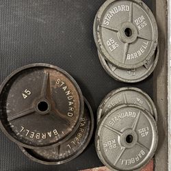 6 - 45 Lb Plates Do Sale