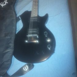 Epiphone Black Electric Gutair Les Paul Edition 