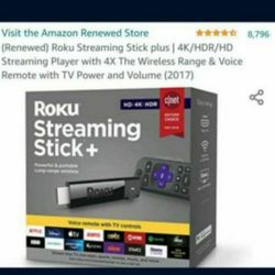 NEW ROKU STREAMING STICK 4K NEW - AMAZON RETURN 