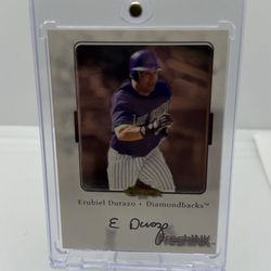 Erubiel Durazo Signed Arizona Diamondbacks Baseball Card