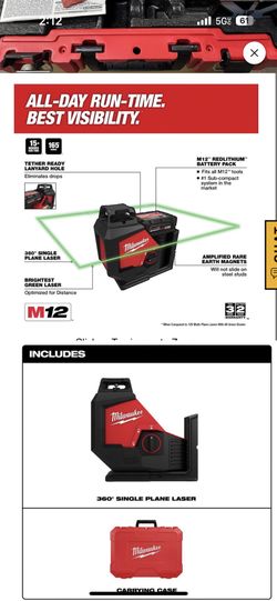 Milwaukee Laser
