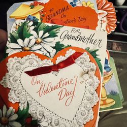 Lot Of Vintage Valentine Cards From The 1940’s And 1950’s