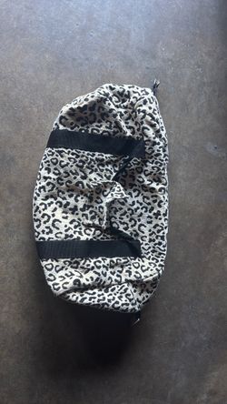 Large Leopard Duffel Bag