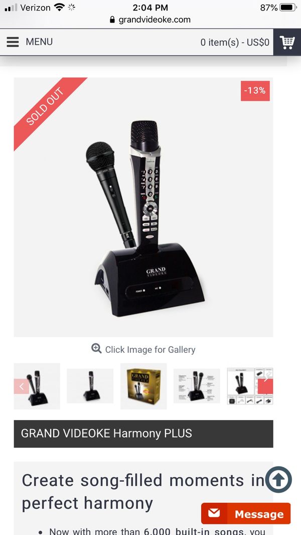 WOW! Grand Videoke Harmony Karaoke NEW for Sale in Lorain, OH - OfferUp