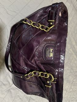Coach Purple Hand Bag