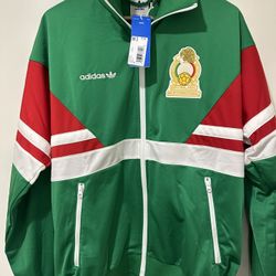 ADIDAS MEN'S MEXICO TRACK TOP 1986 JACKET GREEN