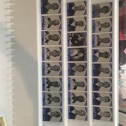 24 White Sox baseball players cards