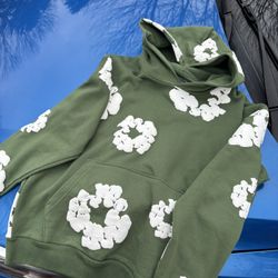 Green Denim Tears Hoodie