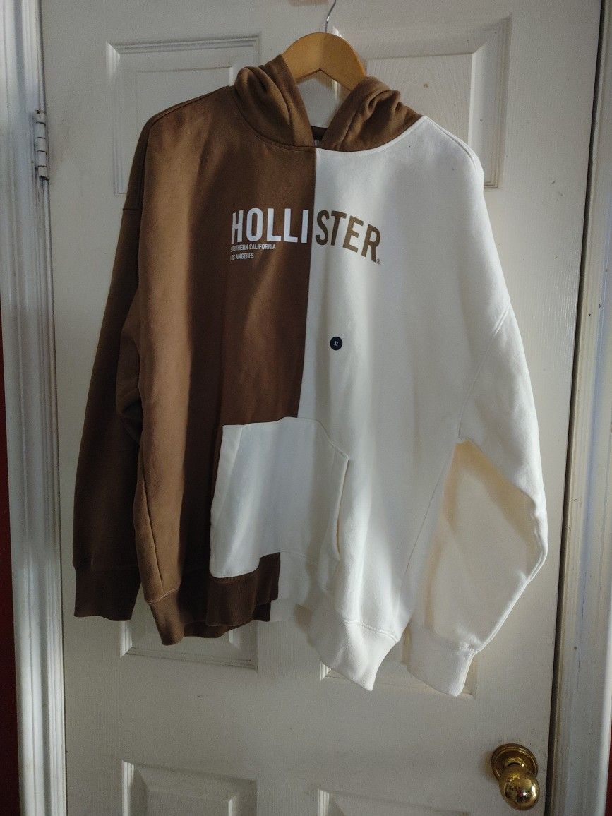 Hollister Logo Graphic Hoodie X Large