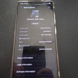 Factory Unlocked Samsung S25 Ultra 512gb Blk 