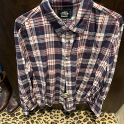 Men’s Flannel Shirts Large - XXL Vineyard Vines, Harley Davidson, Roots Canada 