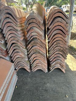 Edges and corners caps for roof tile each tile is 10 dollars