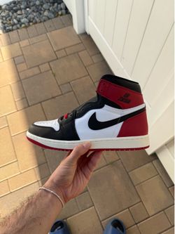 Jordan 1 Black Toe Reimagined size 10.5