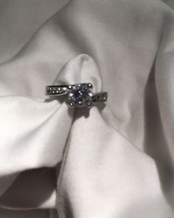 Silver Diamond Ring