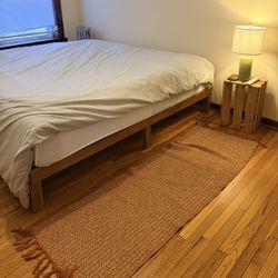 12-inch Solid Wood King Platform Bed