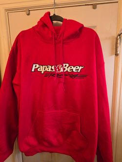 Papas beer sweater.   Never worn large