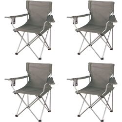 Set of 4 Chairs OutDoor
