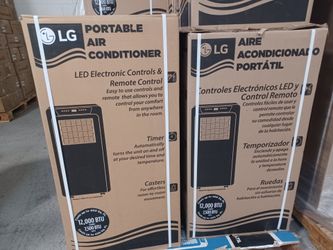 Best Deals.  10000btu Portable Ac By LG smart WiFi.  Complete Set New In Box With Warranty