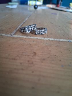 Silver weding set