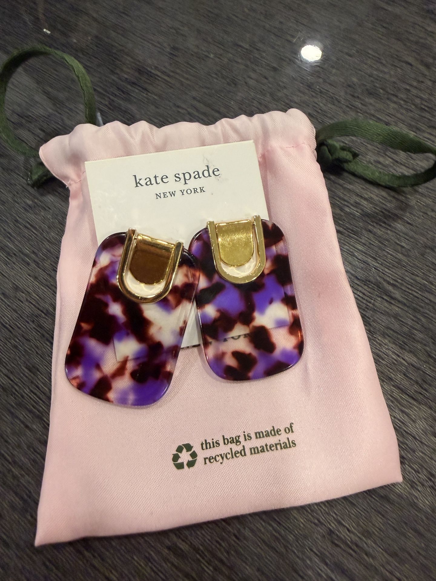 Kate Spade Purple Earrings
