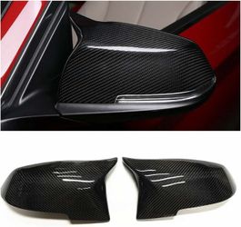 Mirror Cover Compatible With BMW X1 E84 F20 F22 F87 M2 F23 F30 F31 F32 F33 F36 2012-2017 Car Rear View Rearview Cap Replacement
