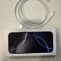 Like new (July 26) iPhone 16 Pro 128GB Black 