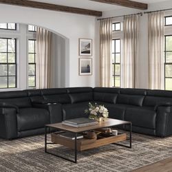 6 PIECE POWER RECLINING SECTIONAL