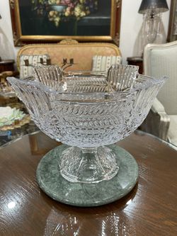 A Magnificent Special Edition Waterford Crystal Footed Bowl a Georgian Collection🌷