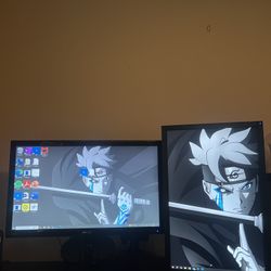 Monitor Arm With Monitors