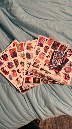 Anime Sticker Sheets (read Description)