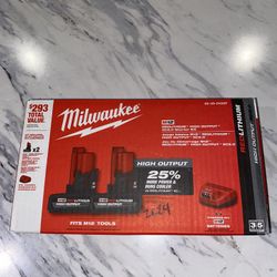 Milwaukee M12 5.0 High Output Battery Kit