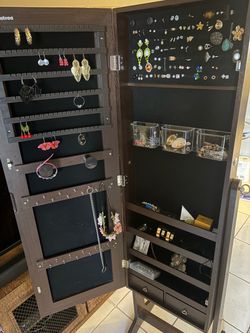 Full length Mirror Jewelry case