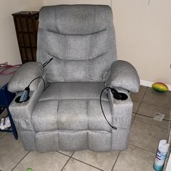 Electric Recliner Lift Chair With Heat And Vibration 