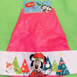 💕🎄🎁🖤❄️✨DISNEY MINNIE MOUSE HOT PINK💕💕GRAPHIC DESIGNED CHRISTMAS SANTA HAT⚫️💕🎁🎄❄️✨