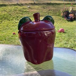 Cookie Jar In Apple Shape