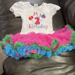 Tutu Dress With Number 2