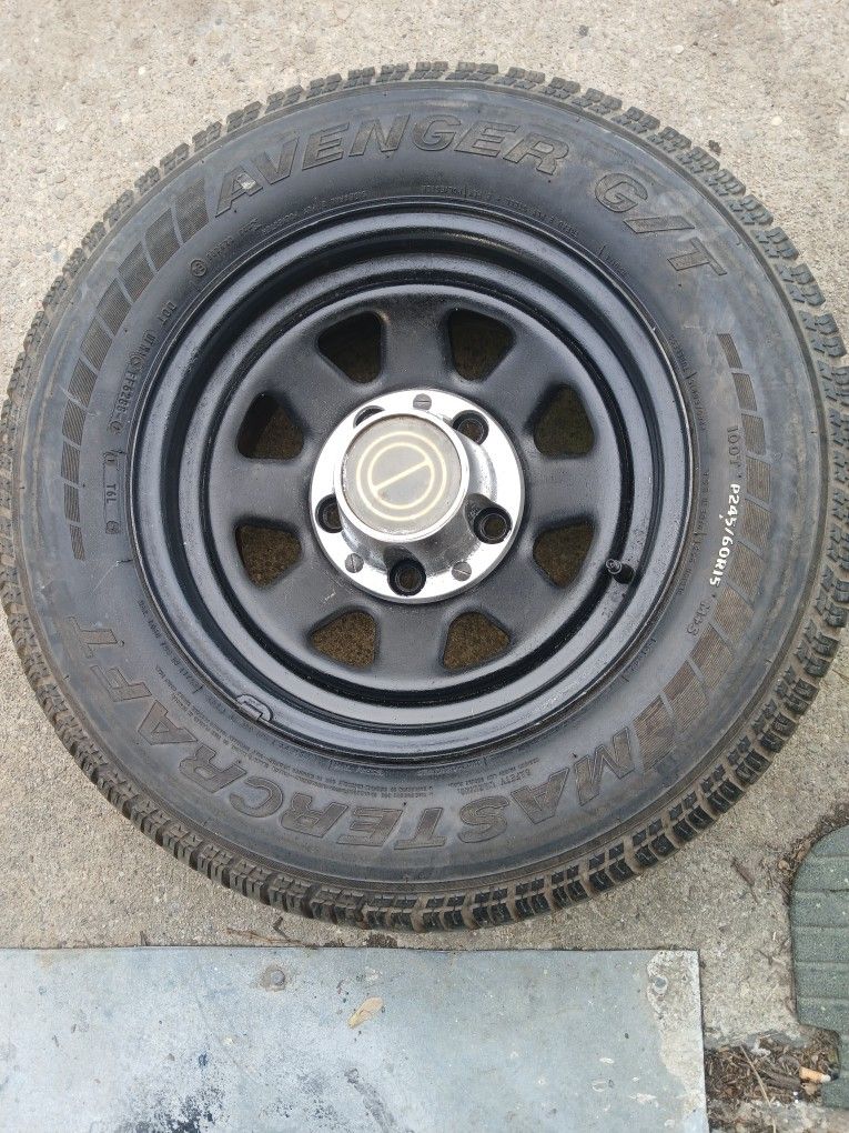 Factory ford f one fifty rim with good tire