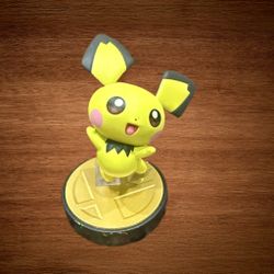 NINTENDO AMIIBO SMASH BROS SERIES PICHU POKÉMON . 3”