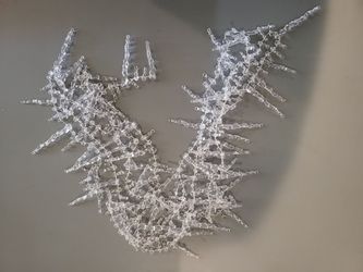 ❄️ Clear Icicle Garland – 8 Ft Long – Winter Christmas Decor – Multiple Available
