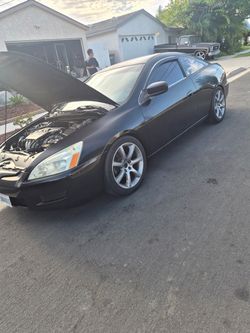 2005 Honda Accord Coupe Black 2-Door