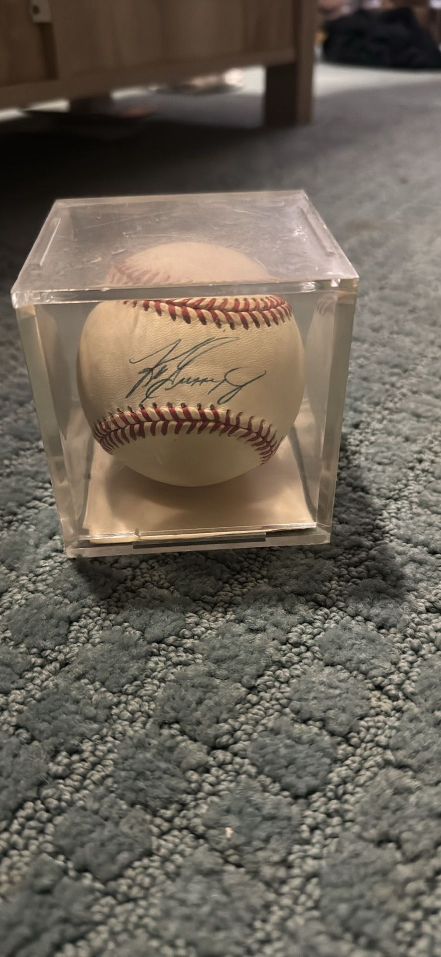 Signed Ken Griffey Jr Baseball Authenticated