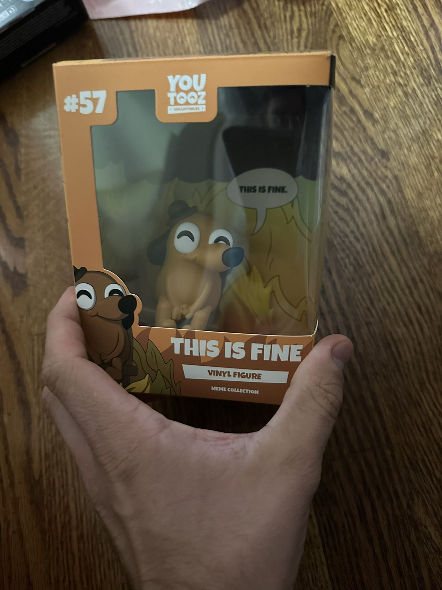 Youtooz This is Fine Dog, 3.7" Vinyl Figure