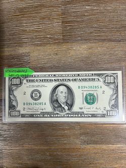 $100 Old Bill year Series 1990 Uncirculated