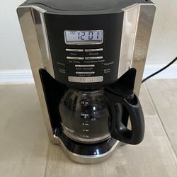 Mr. Coffee programmable coffee maker 12 cups, customizable strength options and timer and much more