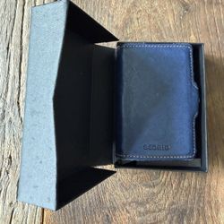 Secrid Slimwallet made with True Indigo leather