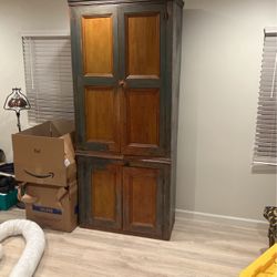 Antique French Farmhouse Cabinet 