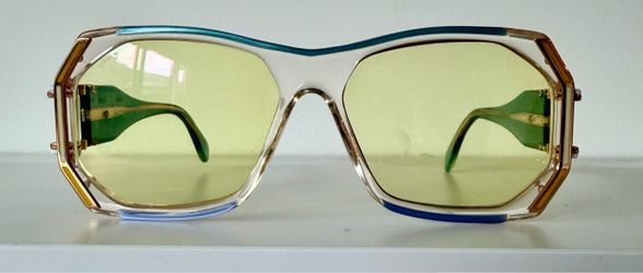 Vintage Cazal Mod. 182 Col. 225 — Blue/Teal — West Germany