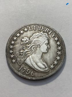USA 1796 Draped Bust Half Dollar Modern Restrike Coin / Token.