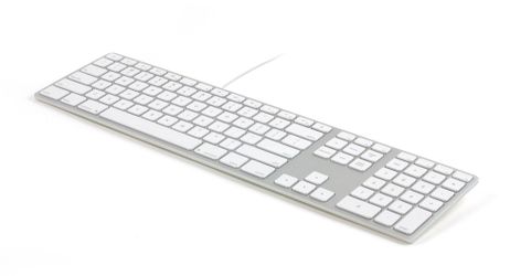 Matias Silver Wired Aluminum Keyboard